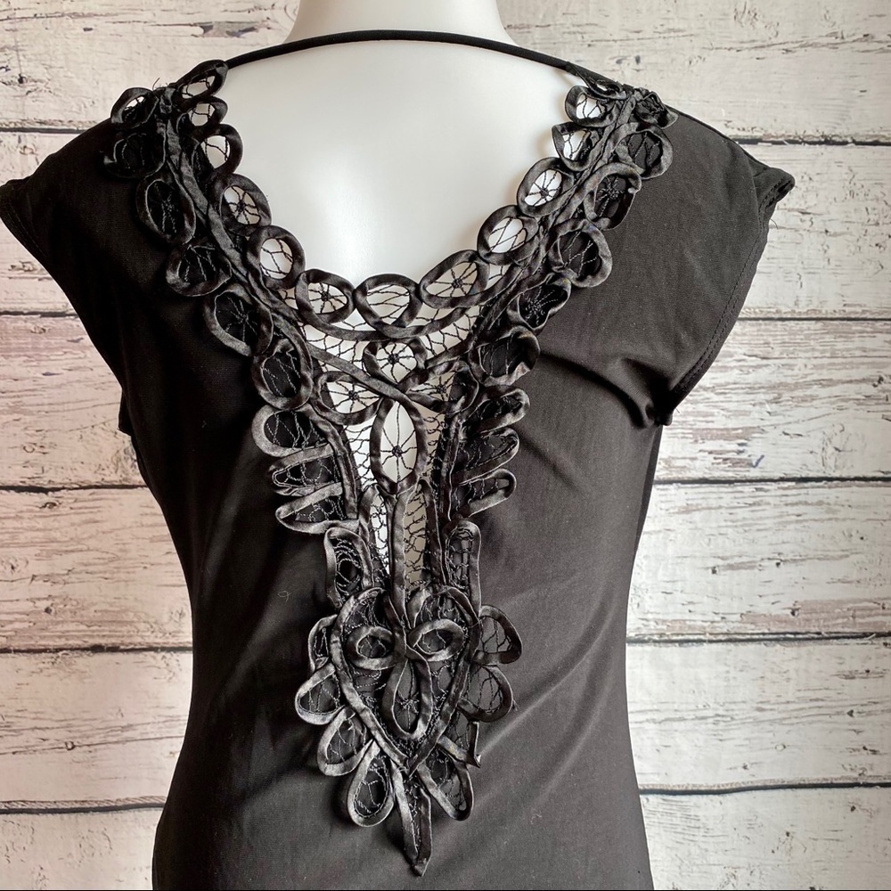 Charlotte Russe black top - Picture 7 of 9